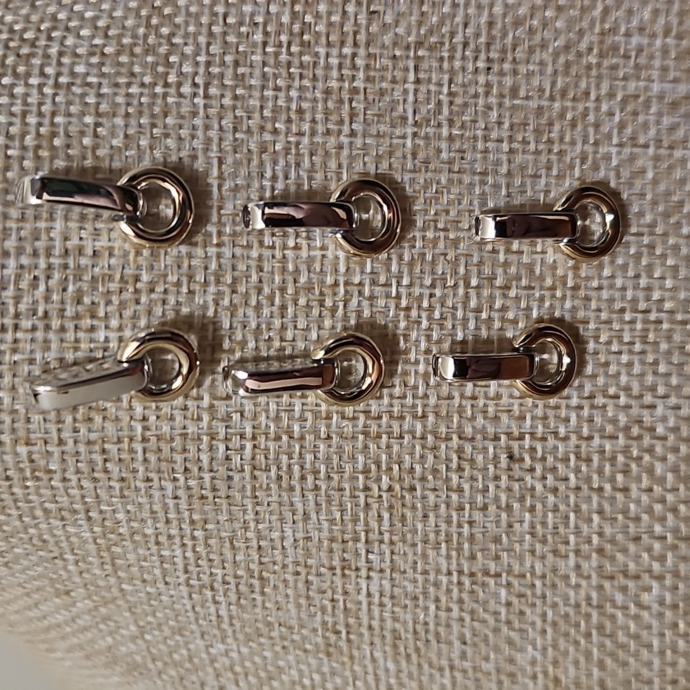 Silver and Gold Tone Earrings